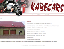 Tablet Screenshot of kabecars.sk